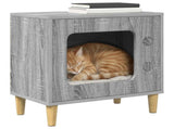 Cat House Grey Sonoma 51 x 30 x 52 cm Engineered Wood 8000659