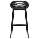 7 Piece Bar Set Black 3057473