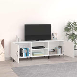 TV Cabinet White 150x30x50 cm Engineered Wood 812627