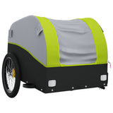 Bike Trailer Black and Green 30 kg Iron 94123