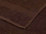 Sauna Towels "FROGN" 10 pcs Brown 80x200 cm 360 gsm 136769