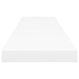 Floating Wall Shelves 2 pcs White 120x23.5x3.8 cm MDF 323821