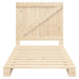 Bed Frame Natural Wood Solid Pine Wood Single Durable Bed Frame 3281551