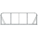 Log Holder Silver 300x45x100 cm Galvanised Steel 364596