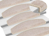Stair mats Other 10 pcs Taupe 65 x 24 x 4 cm 149763