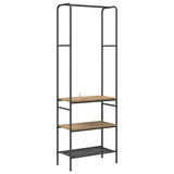 Clothes Rack Artisan Oak 60 x 30 x 171 cm Engineered Wood 868462