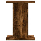 Speaker Stands 2 pcs Smoked Oak 30x30x40 cm Engineered Wood 852649