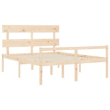 Senior Bed without Mattress 160x200 cm Solid Wood 3195361