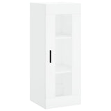 Highboard White 34,5x34x180 cm Engineered Wood 3199377
