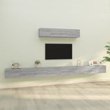 4 Piece TV Cabinet Set Grey Sonoma Engineered Wood 3114612