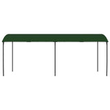 Gazebo 6 x 3 x 2.55 m Green Powder-Coated Steel and Fabric 42030541