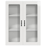 Wall Glass Cabinet PORTO High Gloss White 80 x 31 x 100 cm 885509