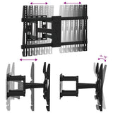 TV Wall Mount for 37-80 Inch Screen Max VESA 600x400 mm 40kg 379573