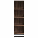 Book Cabinet Brown Oak 40x35x139 cm Engineered Wood 849128