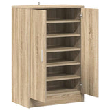 Shoe Cabinet Sonoma Oak 60x35x92 cm Engineered Wood 808930