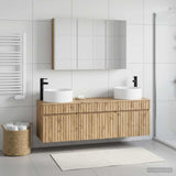 Bathroom Cabinet Set 4 pcs Artisan Oak Engineered Wood 3406670