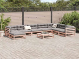 9 Piece Garden Sofa Set Solid Wood Douglas Fir 3299583