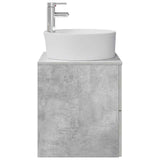 Wall-Mounted Sink Vanity Concrete Grey 49.5 x 44.5 x 65 cm 890297