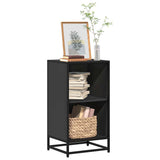 Book Cabinet Black 40x35x76 cm Engineered Wood 849094