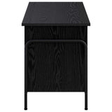 Storage Box Black Oak 100 x 40 x 49.5 cm Engineered Wood 8013680