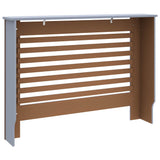 Radiator Cover Anthracite 112x19x81.5 cm MDF 288182