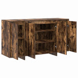 Sideboard Smoked Oak 135 x 41 x 75 cm Engineered Wood 3333890