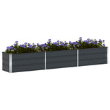 Planter Anthracite 290 x 50 x 45 cm Galvanised Steel 42018206
