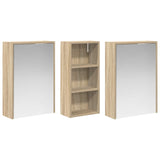 Bathroom Cabinet Set 3 pcs 116 x 16 x 62.5 cm Engineered wood 3403810