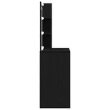 Dressing Table Black Oak 60 x 40 x 140 cm Engineered Wood 862780