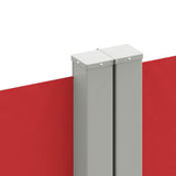Retractable Side Awning Red 140x1200 cm 318065