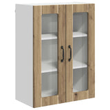 Wall Glass Cabinet LUCCA Artisan Oak 60 x 31 x 80 cm 885094