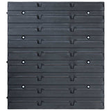 146282 96 Piece Storage Bin Kit with Wall Panels Blue