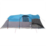 Family Tent Tunnel 8-Person Blue Waterproof 94786