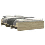 Bed Frame Sonoma Oak Engineered Wood, Plywood Small Double 3295697