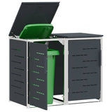 Wheelie Bin Storage Anthracite 138 x 77.5 x 112.5 cm 3422240