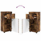 Bathroom Furniture Set TULUM 3 pcs Smoked Oak 60 x 34 x 63 cm 3398029