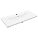 ZNTS Bathroom Sink Cabinet with Built-in Basin Sonoma Oak 3324985