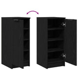 Shoe Cabinet Black Oak 29.5 x 35 x 70 cm Engineered Wood 862778