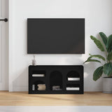 TV Cabinet Black 80 x 35 x 40 cm Engineered Wood 891275