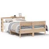 Bed Frame without Mattress 140x200 cm Solid Wood Pine 3306186