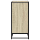 Sideboard Sonoma Oak 68x35x76 cm Engineered Wood and Metal 848975