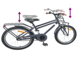 Kids Bike 18 Inches for 5-7 Years Old Dark Grey 42009292