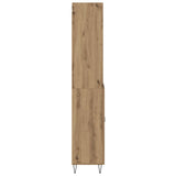 Highboard with Drawer 2 pcs Artisan Oak Engineered Wood 3415880