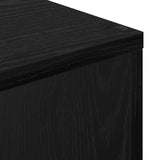 Room Divider Bookcase Black Oak 131.5 x 29 x 131.5 cm 879663