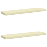 2-Piece Bench Cushions VUGHT 2 pcs 100% Polyester Cream 951435