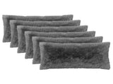 Cushion with Pillow HEERLEN 6 pcs Light Green PV Fleece 925949