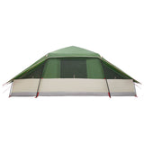 Family Tent with Rainfly Water-resistant Green 10-Person 42042198