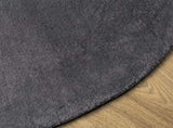 Rug HUARTE Short Pile Soft and Washable Anthracite 120 cm 375010