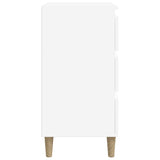 Bedside Cabinet White 40x35x70 cm Engineered Wood 819660