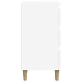 Bedside Cabinet White 40x35x70 cm Engineered Wood 819660